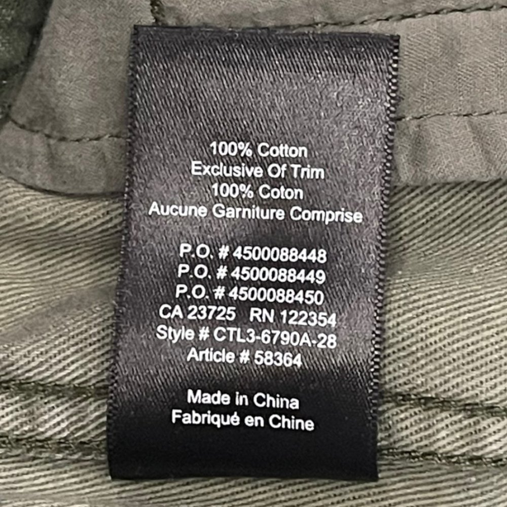TNA Alix High Waisted Elastic Cuff Camo Print Ankle Jogger Pants Green Small EUC - Picture 11 of 11